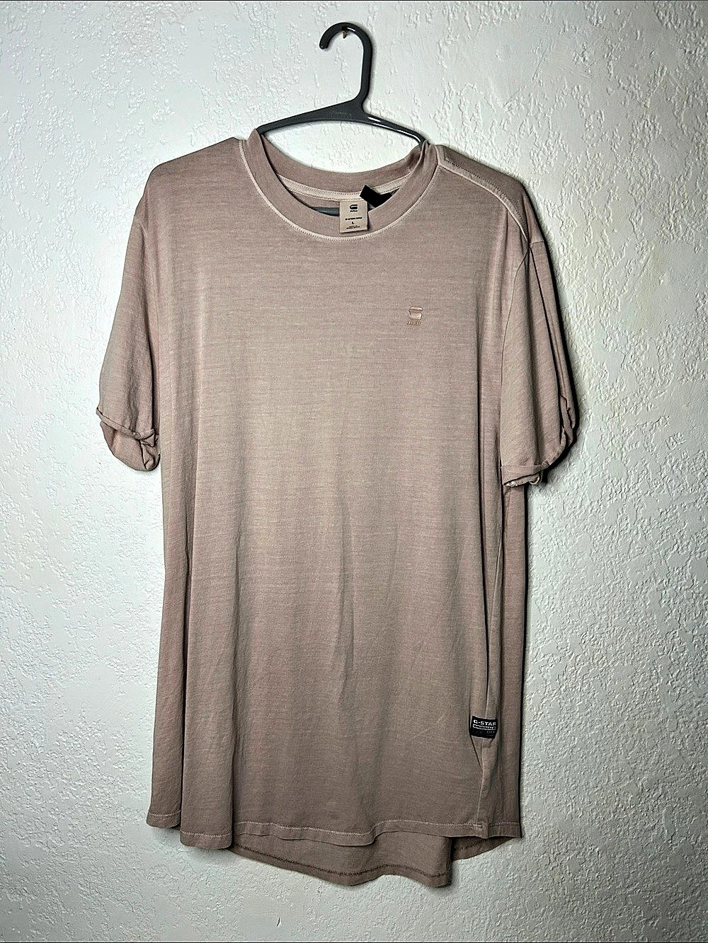 G-Star RAW Short Sleeve T-Shirt in Pink Size Large Like New